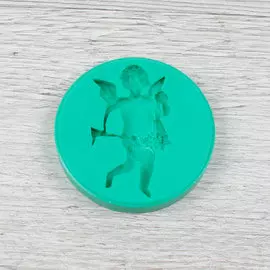 Силиконовый молд Ангел с цветочками