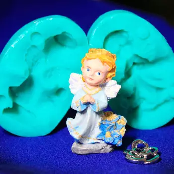 Силиконовый молд Ангелочек 3D