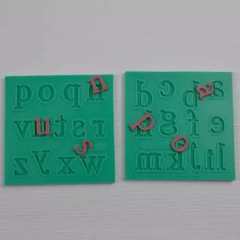 Силиконовый молд Английский алфавит № 7