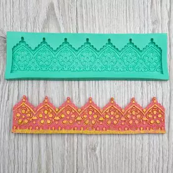 Силиконовый молд бордюр Русский