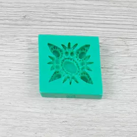 Силиконовый молд Брошь из камней