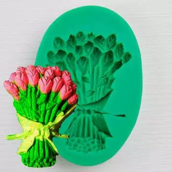 Силиконовый молд Букет роз