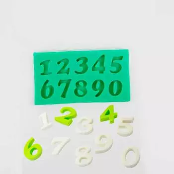 Силиконовый молд Цифры