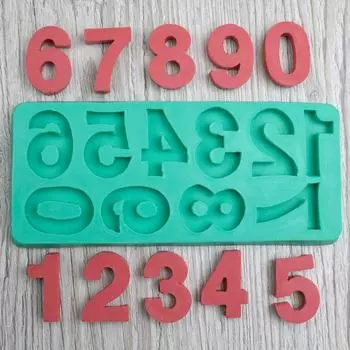 Силиконовый молд Цифры классические