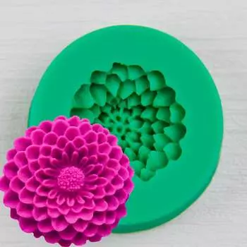 Силиконовый молд Циния малая