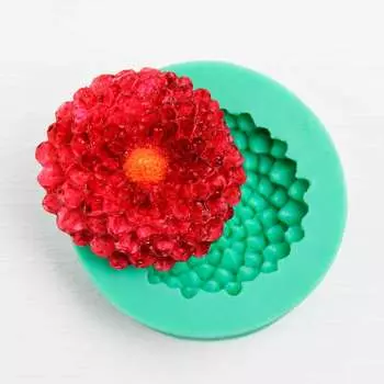 Силиконовый молд Цветок Цинии