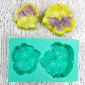Силиконовый молд Цветок Виолы