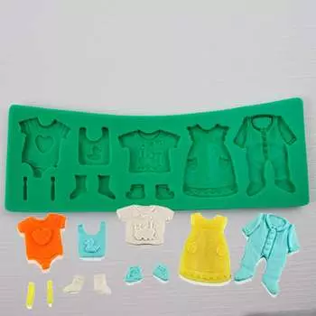 Силиконовый молд Детская одежда