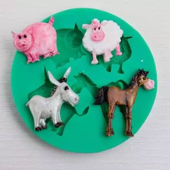 Силиконовый молд Домашние животные