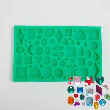 Силиконовый молд Драгоценные камни