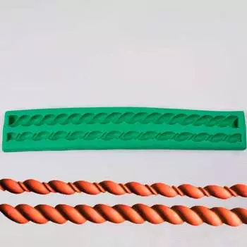 Силиконовый молд Две веревочки