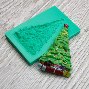 Силиконовый молд Елка новогодняя