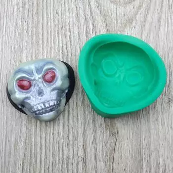 Силиконовый молд Голова инопланетянина