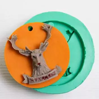 Силиконовый молд Голова оленя