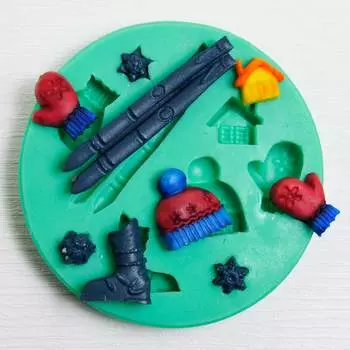 Силиконовый молд Горнолыжный курорт