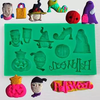 Силиконовый молд Хэллоуин №2