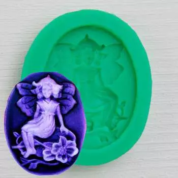 Силиконовый молд Камея фея