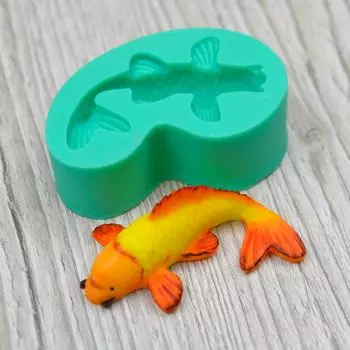 Силиконовый молд Карп 3D