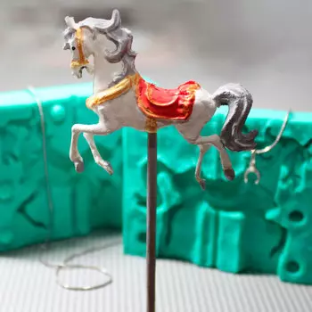 Силиконовый молд Карусель 3D