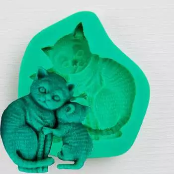 Силиконовый молд Котята