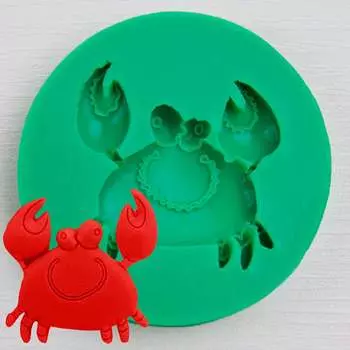 Силиконовый молд Крабик