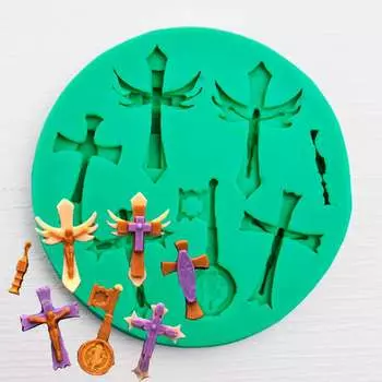 Силиконовый молд Крестики ассорти