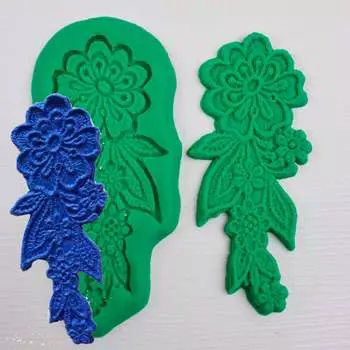 Силиконовый молд Кружевной цветок-2