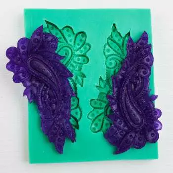 Силиконовый молд Крылья ажурные