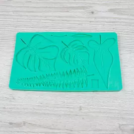 Силиконовый молд Листва тропики