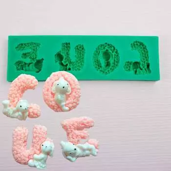 Силиконовый молд Love