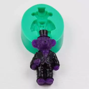 Силиконовый молд Медвежонок жених