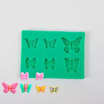 Силиконовый молд Мини бабочки