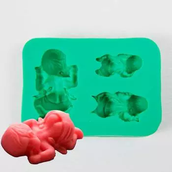 Силиконовый молд Миниатюрные младенцы 2