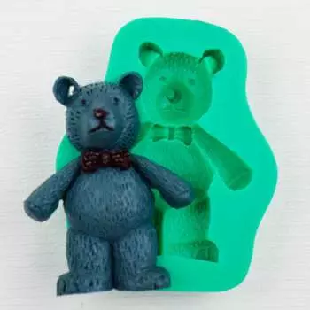 Силиконовый молд Мишка с бабочкой