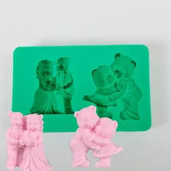 Силиконовый молд Мишки