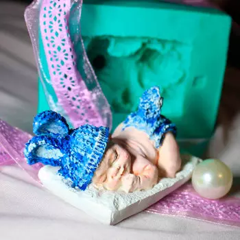 Силиконовый молд Младенец 3D