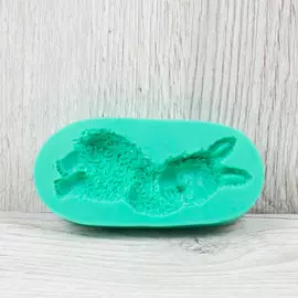 Силиконовый молд Младенец в костюмчике зайца