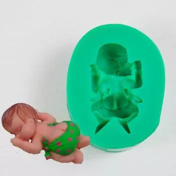 Силиконовый молд Младенец в памперсе