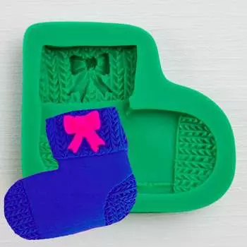 Силиконовый молд Носочек 1 шт