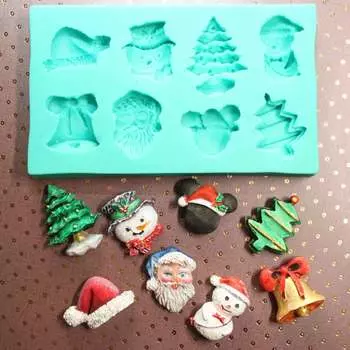 Силиконовый молд Новогоднее ассорти
