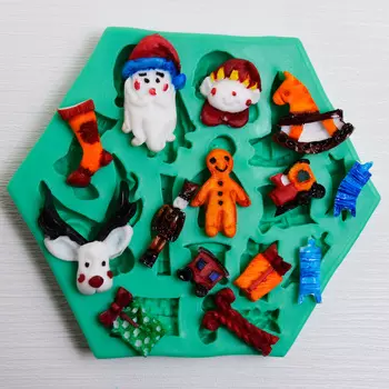 Силиконовый молд Новогодний 2