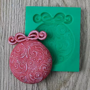 Силиконовый молд Новогодняя игрушка