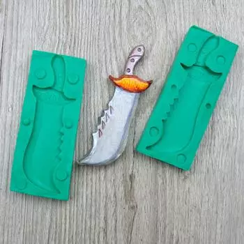 Силиконовый молд Охотничий нож