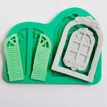 Силиконовый молд Окно и ставни