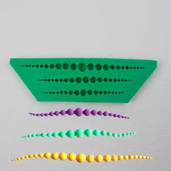 Силиконовый молд Ожерелья три размера