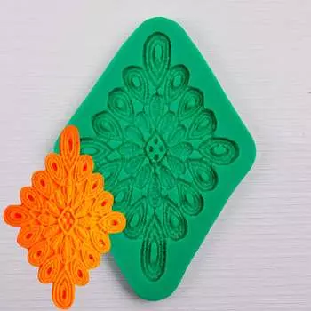 Силиконовый молд Павлин