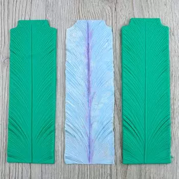 Силиконовый молд Перо Павлина