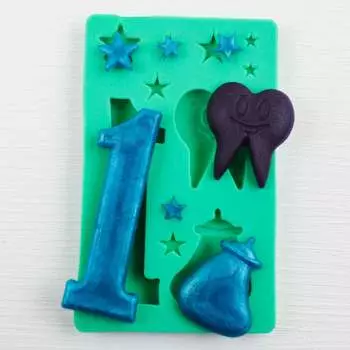 Силиконовый молд Первый зубик