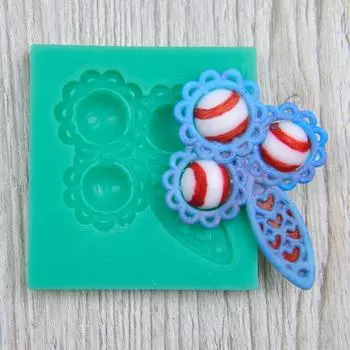 Силиконовый молд Погремушка