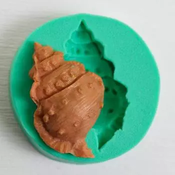 Силиконовый молд Ракушка малая 3D